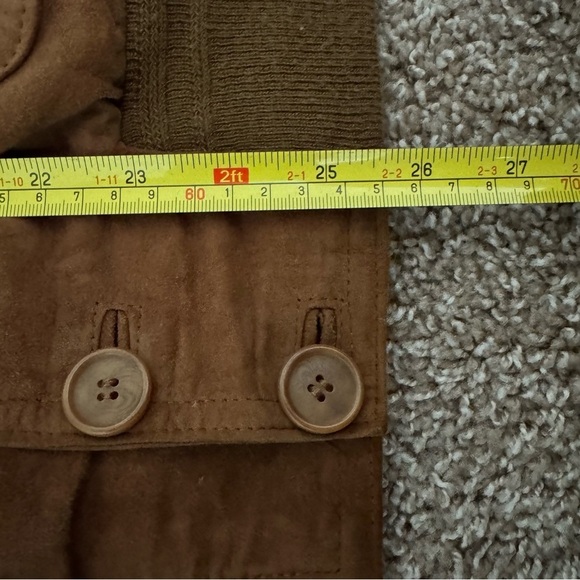 M & R Moda in Pelle Firenze Men’s Genuine Leather Suede Bomber Jacket Size 54 - Picture 7 of 7